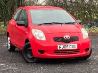 Gebraucht Toyota Yaris T2 69 PS (50 kW) 2008 Rot Kleinwagen
