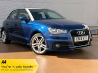 Used Audi A1 Sportback S-Line 122 HP (89 kW) 2013 Blue Hatchback