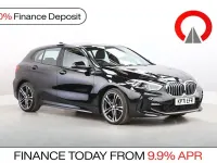 Used BMW 118 M Sport 136 HP (100 kW) 2021 Black Hatchback