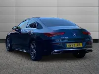 Used Mercedes CLA200 AMG line 161 HP (118 kW) 2022 Blue Coupe