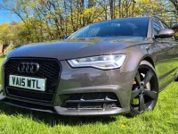 Used Audi A6 Black Edition 320 HP (235 kW) 2015 Grey Estate