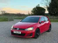 Used VW Golf VII GTD 2015 Red Hatchback