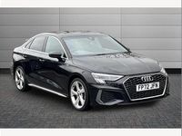 Used Audi A3 S-Line 150 HP (110 kW) 2022 Mythos black Sedan