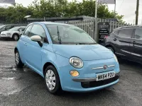 Used Fiat 500 69 HP (50 kW) 2014 Blue Hatchback