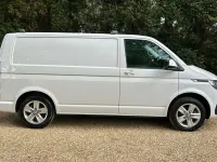 Used VW T6.1 Highline 150 HP (110 kW) 2021 White Van
