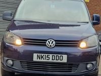 Used VW Caddy Maxi Life Life 102 HP (75 kW) 2015 Blue MPV