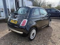 Used Fiat 500 Lounge 69 HP (50 kW) 2013 Black Hatchback
