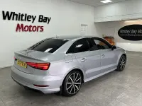Used Audi A3 Black Edition 150 HP (110 kW) 2018 Silver Sedan