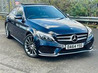 Used Mercedes C250 AMG Line Premium Plus 2014 Blue Sedan