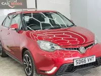 Used MG MG3 106 HP (77 kW) 2015 Red Hatchback