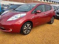 Used Nissan Leaf Tekna 80 kW (109 HP) 2017 Red Hatchback