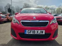 Used Peugeot 108 Active 72 HP (52 kW) 2018 Red Hatchback