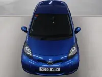 Used Toyota Aygo 67 HP (49 kW) 2009 Blue Hatchback