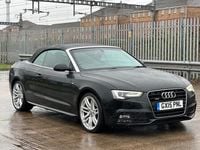Used Audi A5 Cabriolet S-Line 2015 Black Cabriolet