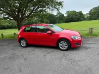Used VW Golf VII SE 122 HP (89 kW) 2013 Red Hatchback