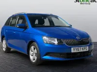 Used Skoda Fabia SE 95 HP (69 kW) 2021 Blue Hatchback
