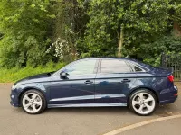 Used Audi A3 S-Line 190 HP (139 kW) 2017 Blue Sedan