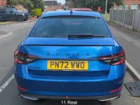 Used Skoda Superb SportlinePlus 190 HP (139 kW) 2022 Blue Hatchback
