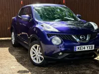 Used Nissan Juke Acenta Premium 110 HP (80 kW) 2014 Blue SUV