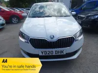 Used Skoda Fabia SE L 95 HP (69 kW) 2020 White Hatchback
