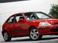 Used Honda Civic 158 HP (116 kW) 1997 Red Hatchback