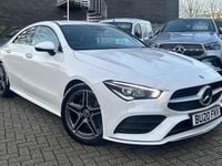 Used Mercedes CLA200 AMG Line Premium 163 HP (119 kW) 2020 White Coupe