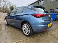 Used Vauxhall Astra Design Edition 125 HP (91 kW) 2016 Blue Hatchback