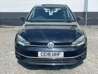 Used VW Golf VII SE 110 HP (80 kW) 2018 Black Hatchback