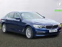 Used BMW 530e Sport Line 252 HP (185 kW) 2018 Blue Sedan