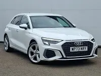 Used Audi A3 S-Line 110 HP (80 kW) 2023 White Sedan