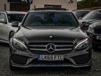 Used Mercedes C220 AMG Line Premium Plus 170 HP (125 kW) 2015 Black Sedan