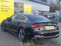 Used Audi A5 S-Line 163 HP (119 kW) 2022 Black Hatchback