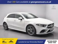 Used Mercedes A180 AMG line 2021 White Hatchback