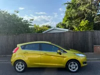 Used Ford Fiesta Zetec 2013 Yellow Hatchback
