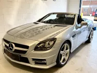 Used Mercedes SLK250 AMG 204 HP (150 kW) 2013 Silver Cabriolet