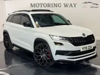 Used Skoda Kodiaq vRS 239 HP (175 kW) 2019 White SUV