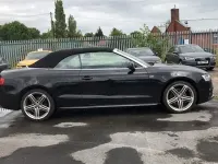 Begagnad Audi A5 Cabriolet S-Line 2012 Svart Cab