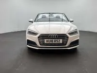 Used Audi A5 Cabriolet S-Line 190 HP (139 kW) 2018 White Cabriolet