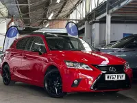 Used Lexus CT200h Sport Line 2017 Red/black Hatchback