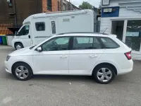 Used Skoda Fabia SE 110 HP (80 kW) 2016 White Estate