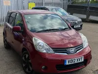 Used Nissan Note N-TEC 2012 Red Hatchback