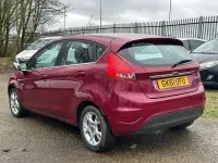 Used Ford Fiesta Zetec 2011 Red Hatchback