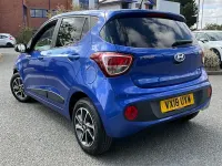 Used Hyundai i10 GO! 67 HP (49 kW) 2018 Blue Hatchback