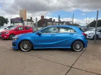 Used Mercedes A200 AMG 136 HP (100 kW) 2014 Blue Hatchback