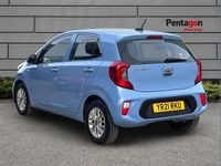 Used Kia Picanto 65 HP (47 kW) 2021 Blue Hatchback