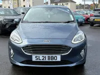 Used Ford Fiesta Titanium X 125 HP (91 kW) 2021 Blue Hatchback