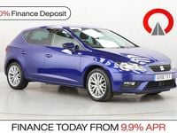 Used Seat Leon SE Dynamic 110 HP (80 kW) 2018 Blue Hatchback