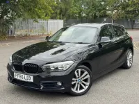 Used BMW 118 Sport Line 2016 Black Hatchback
