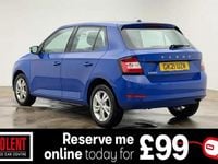 Used Skoda Fabia SE 58 HP (42 kW) 2021 Blue Hatchback