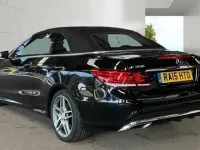 Used Mercedes E350 AMG line 2015 Black Cabriolet